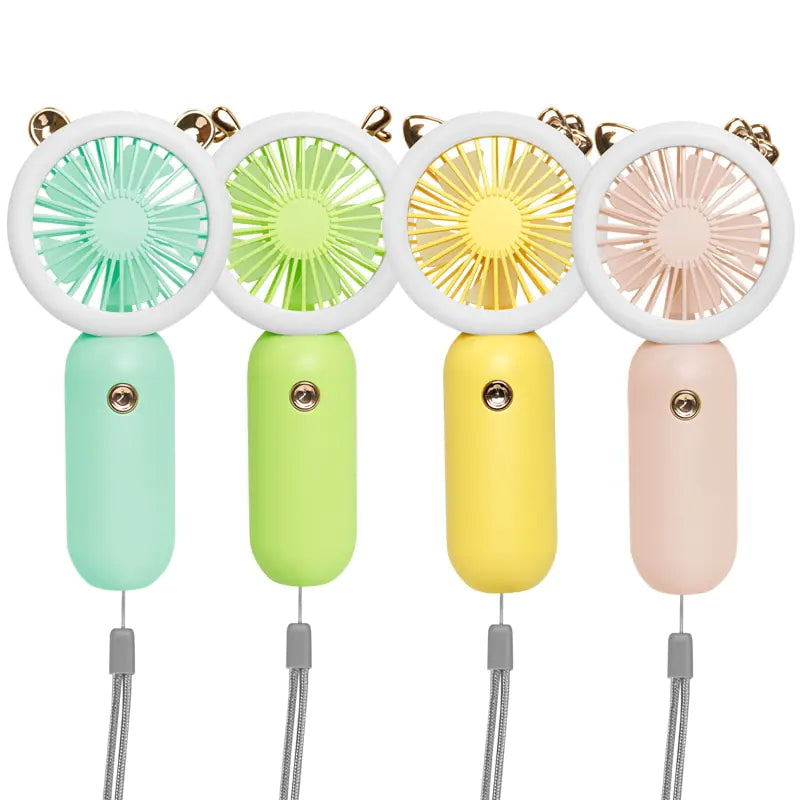 Handheld Pocket Fans USB Charging Lazy Fan Desktop Mini Fan Portable Dormitory Home Gift Student Outdoor Travel Mini Fan - TorontoHobbyStore