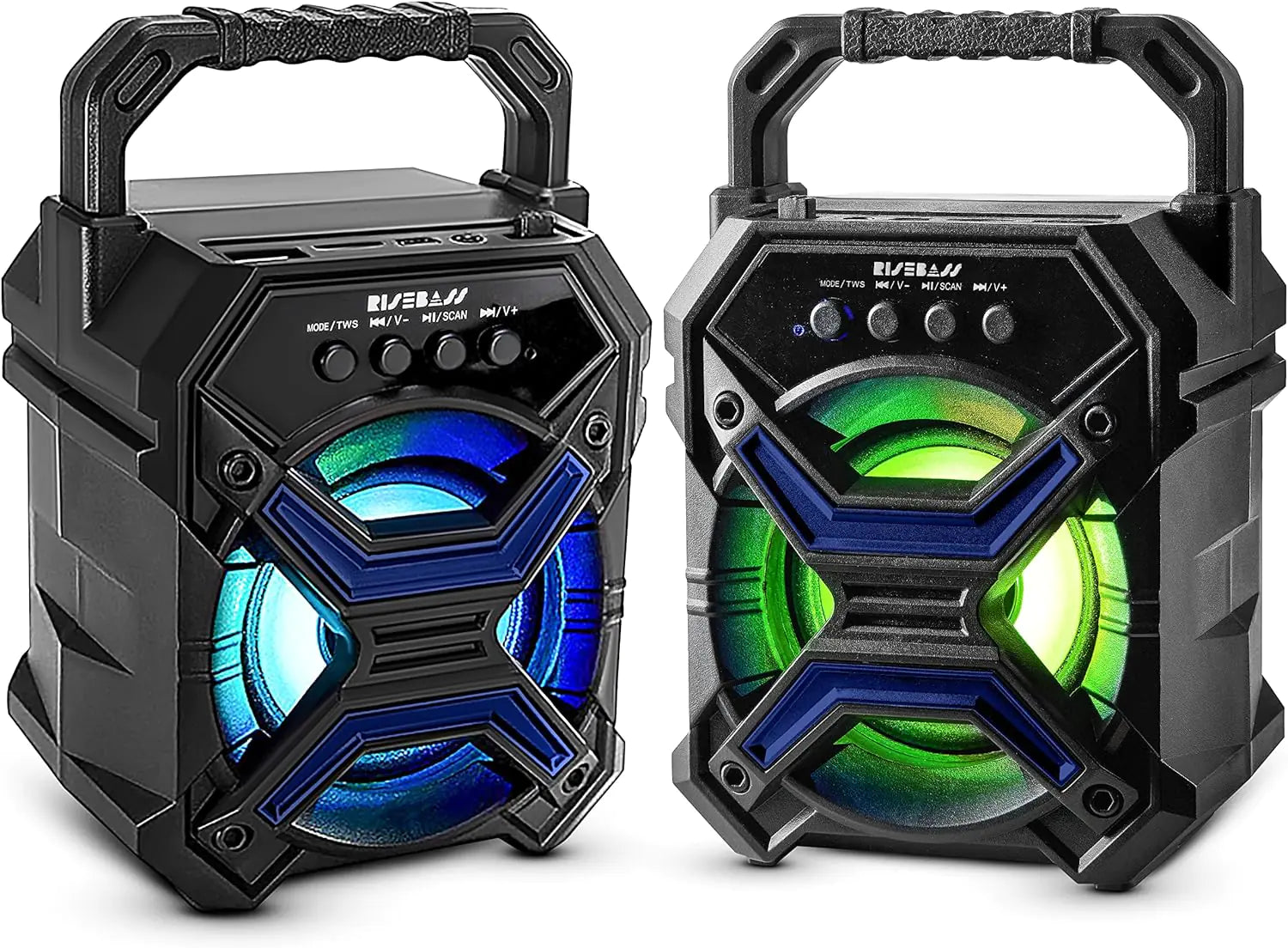 Portable Wireless Bluetooth Speaker with TWS Function - Rechargeable Bluetooth Speaker - 7" 65db Wireless Speaker - TorontoHobbyStore