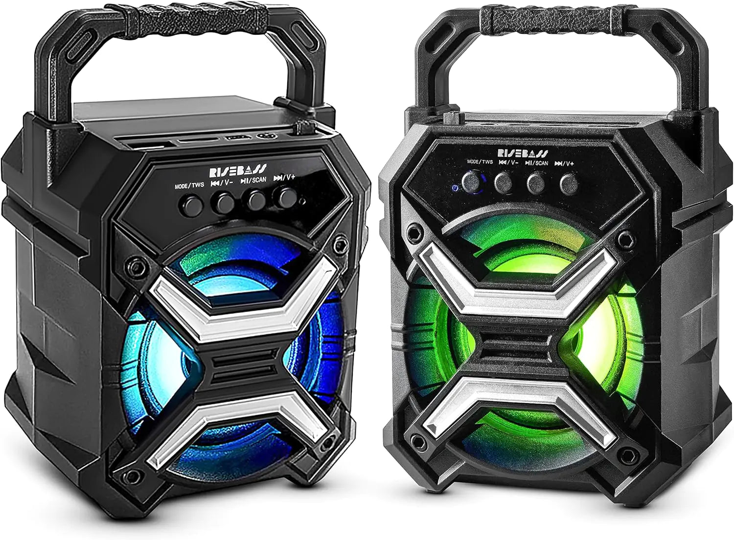Portable Wireless Bluetooth Speaker with TWS Function - Rechargeable Bluetooth Speaker - 7" 65db Wireless Speaker - TorontoHobbyStore