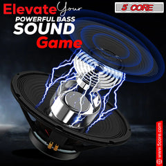 5Core 15 Inch Subwoofer Speaker 3500W Peak 8Ohm Aluminum PA Replacement DJ Sub woofer - TorontoHobbyStore