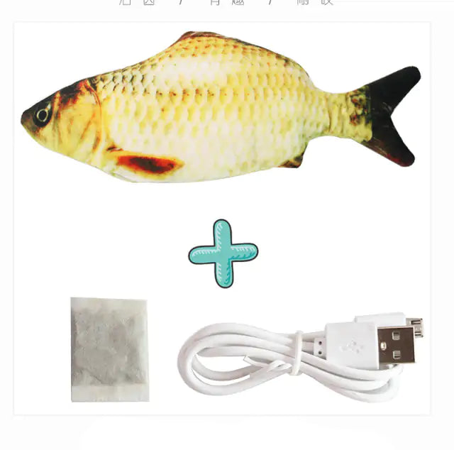 Cats USB Charger Interactive Toy Fish - TorontoHobbyStore