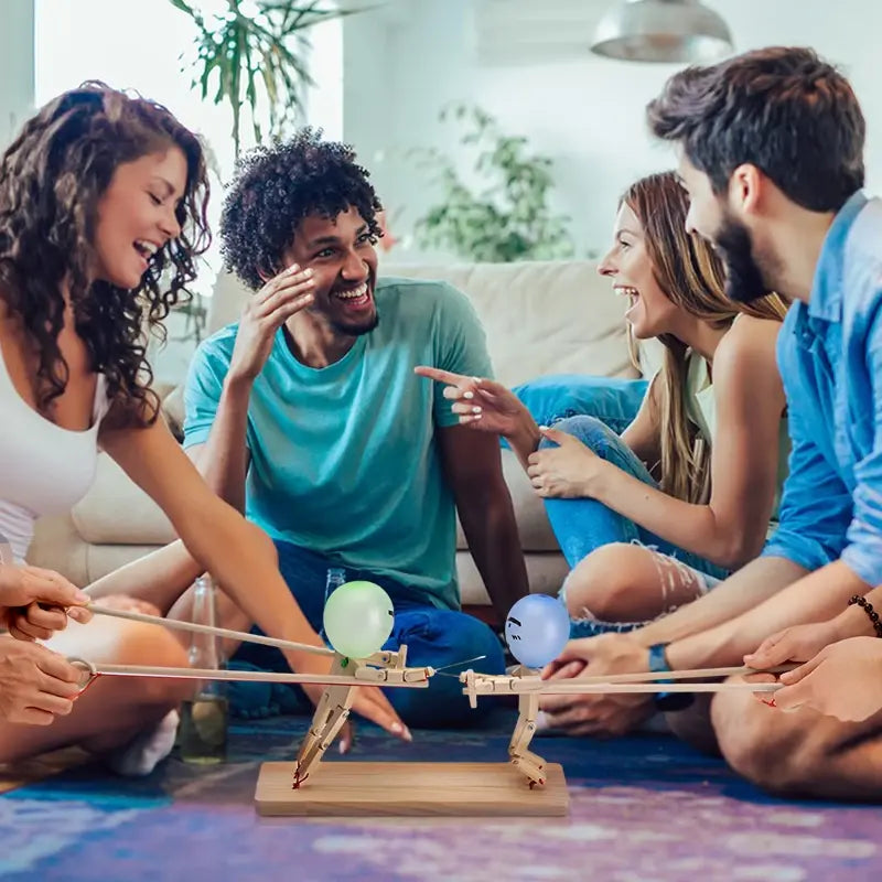 Two-Player Balloon Bamboo Game - TorontoHobbyStore