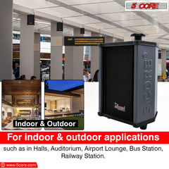 5Core Outdoor Speakers Stereo In Wall 100W Peak Passive Patio Home Wired Waterproof Audio System - TorontoHobbyStore
