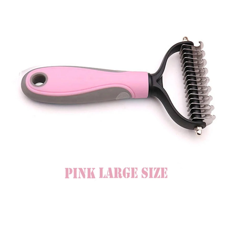 Precise Hair Removal Comb: Dematting and Deshedding Grooming Tool for Dogs and Cats - TorontoHobbyStore