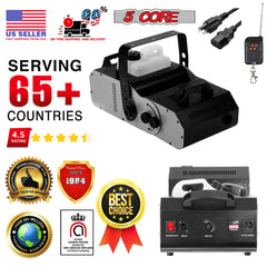 5Core Fog Machine 2500W Smoke Machine 6500CFM Low Lying Portable Fogger Maquina De Humo Para Fiestas - TorontoHobbyStore