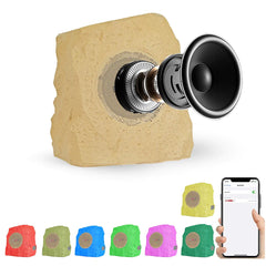 5Core Outdoor Wireless Speakers Bluetooth Rock Waterproof Linkable TWS Garden Speaker - TorontoHobbyStore