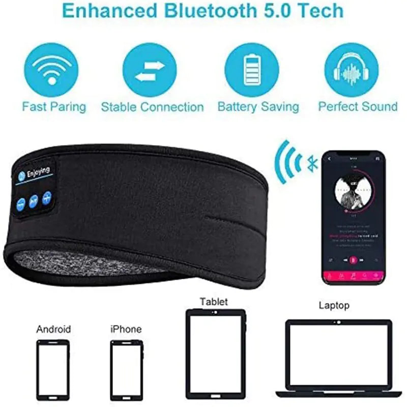 Bluetooth Elastic Wireless Headband - TorontoHobbyStore
