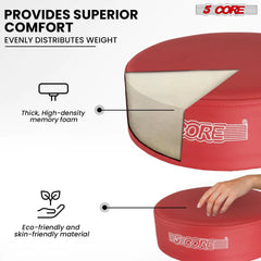 5Core Drum Throne Padded Adjustable Guitar Stool Drummer Seat for Adults & Kids - TorontoHobbyStore