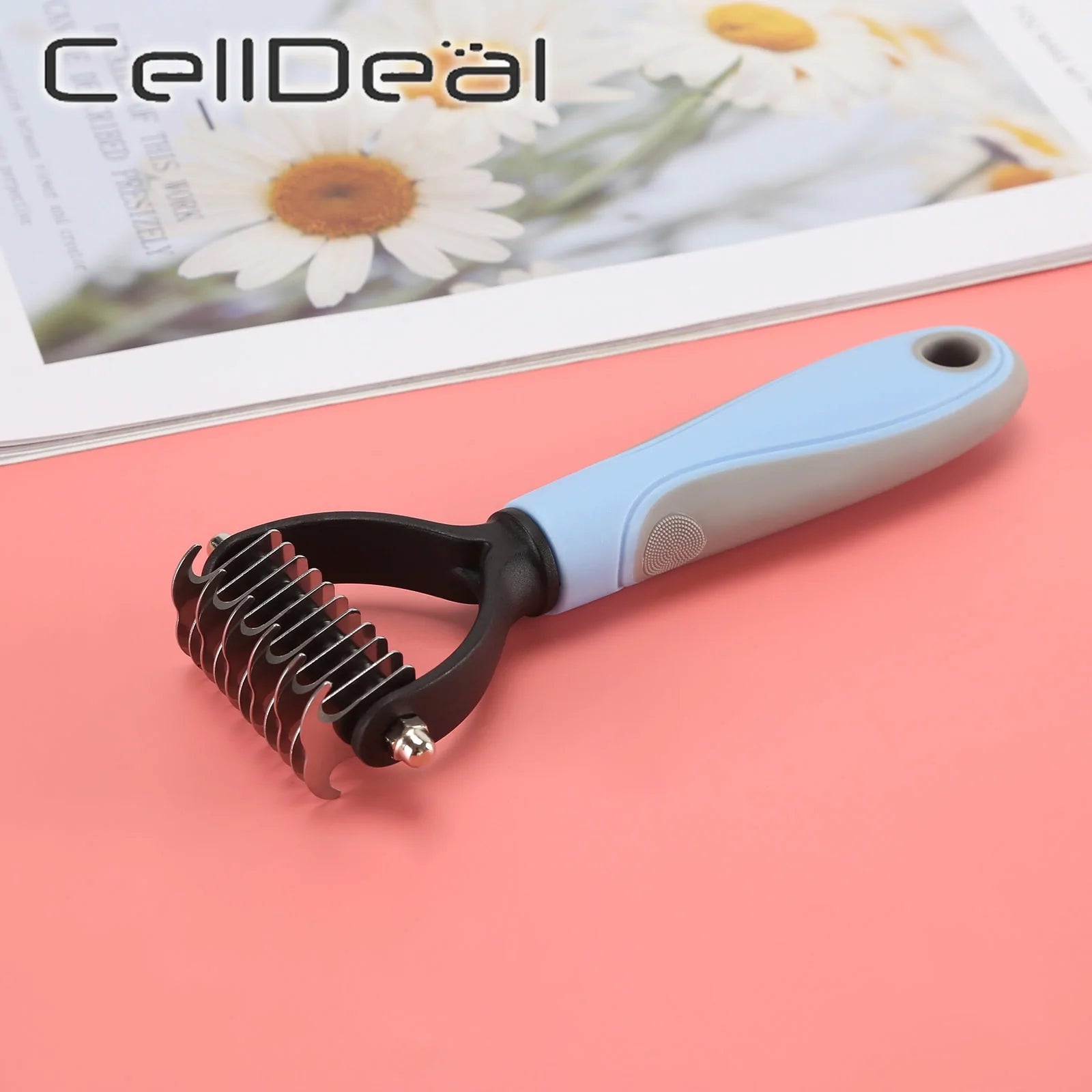 Precise Hair Removal Comb: Dematting and Deshedding Grooming Tool for Dogs and Cats - TorontoHobbyStore