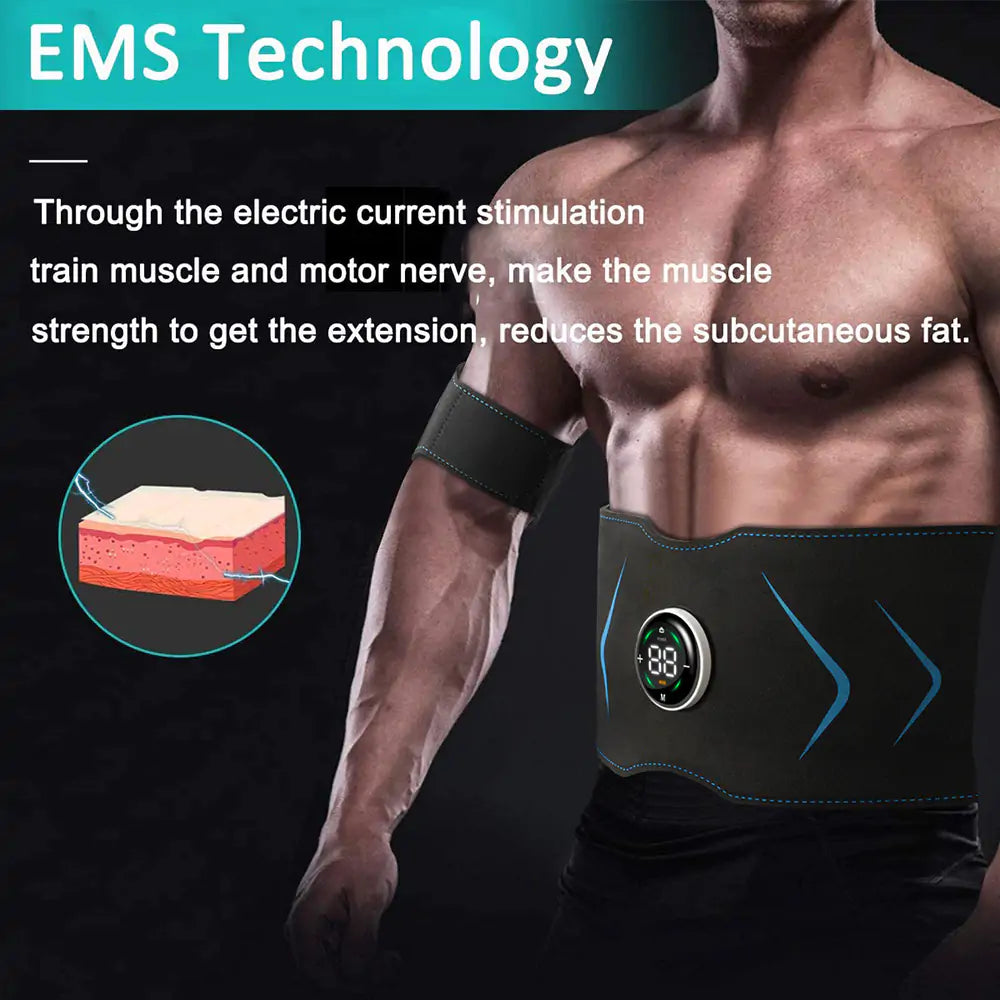 EMS Muscle Stimulator Abdominal Body Slimming Belt - TorontoHobbyStore
