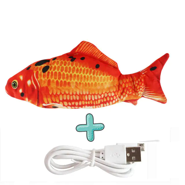 Cats USB Charger Interactive Toy Fish - TorontoHobbyStore