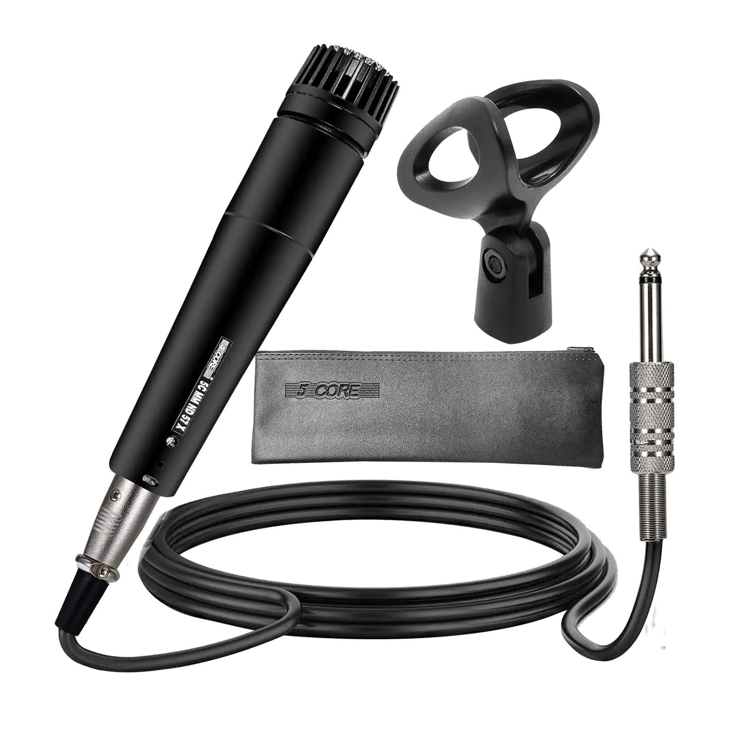 5Core XLR Microphone Dynamic Mic Karaoke Singing Studio Microfono Handheld Mics - TorontoHobbyStore