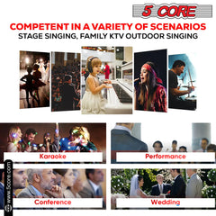 5Core XLR Microphone Dynamic Mic Karaoke Singing Studio Mics Handheld Microfono - TorontoHobbyStore