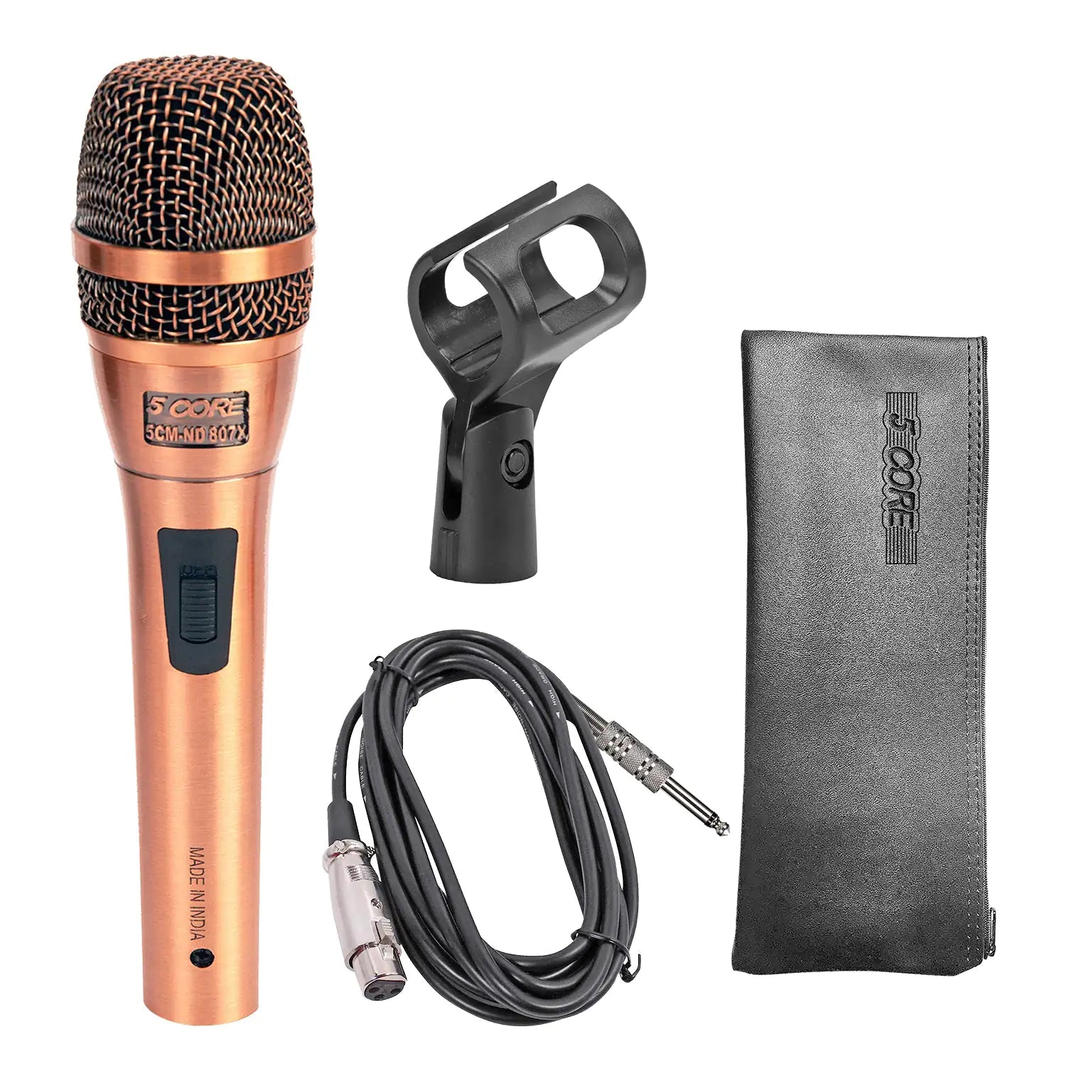 5Core XLR Microphone Dynamic Mic Karaoke Singing Studio Microfono Handheld Mics - TorontoHobbyStore