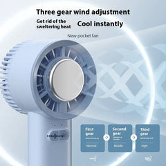 2024 Summer Gadget Handheld Turbo Jet Fan Mini Portable Ice Cold Fan Generation Brushless Motor Wind High Speed Duct Fans Violent Blower - TorontoHobbyStore