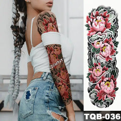 Colorful Cats and Geishas Tattoos - TorontoHobbyStore