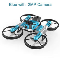 2-in-1 Motorcycle Folding RC Drone - TorontoHobbyStore