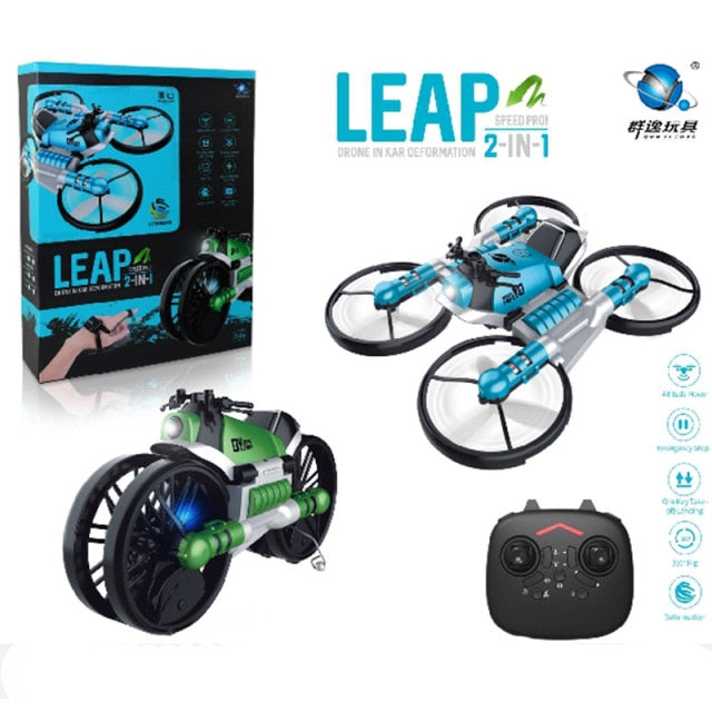 Two-in-one RC drone and motorcycle - TorontoHobbyStore