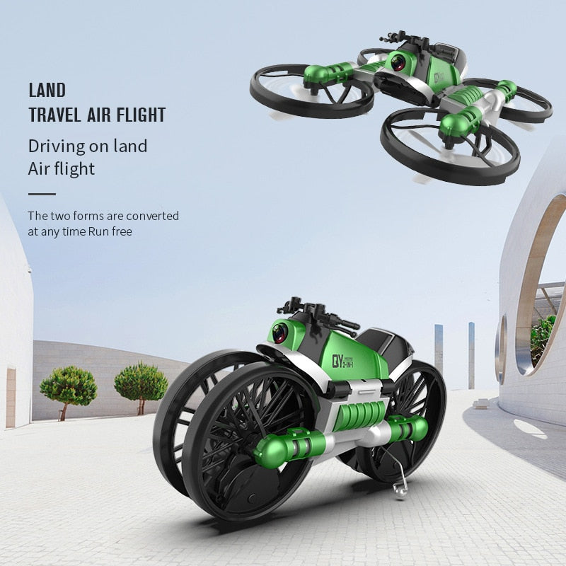 Two-in-one RC drone and motorcycle - TorontoHobbyStore