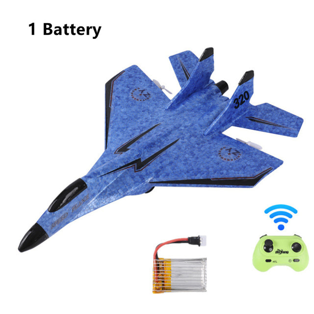 2.4G Glider RC Drone MIG 320 Fixed Wing Airplane Hand Throwing Foam Dron Electric Remote Control Outdoor RC Plane Toys for Boys - TorontoHobbyStore