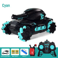 RC Car Big Size 4WD Tank RC Toy Water Bomb Shooting Competitive Gesture Controlled Tank Remote Control Drift Car Adult Kids Toys - TorontoHobbyStore