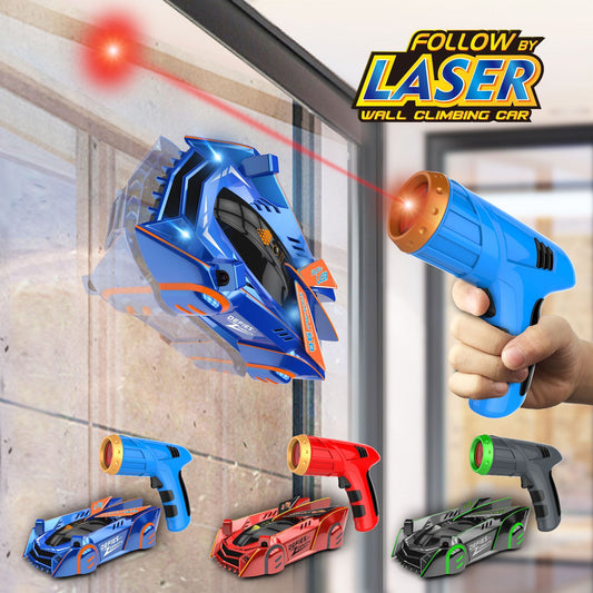 RC Car Stunt Infrared Laser Tracking Wall Ceiling Climbing Follow Light Drift 360 Rotating Electric Anti Gravity Car Toys - TorontoHobbyStore