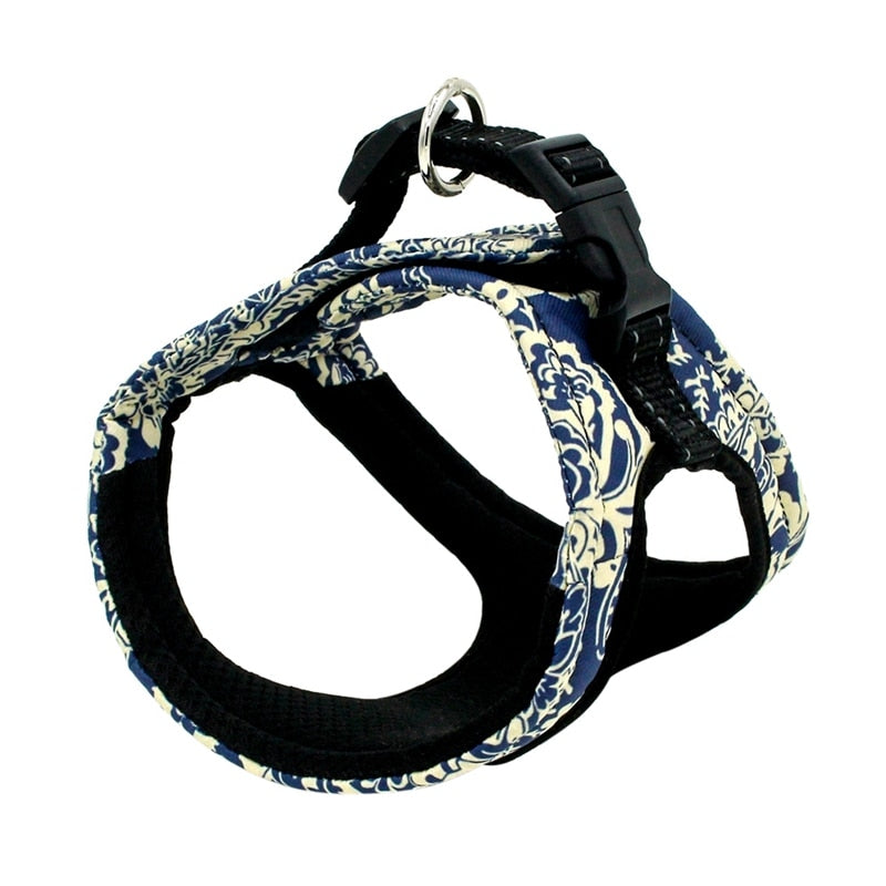 Pet Dog Harness For Chihuahua Pug Small Medium Dogs Printed Puppy Cat Walking Harnesses Vest Pet Products - TorontoHobbyStore