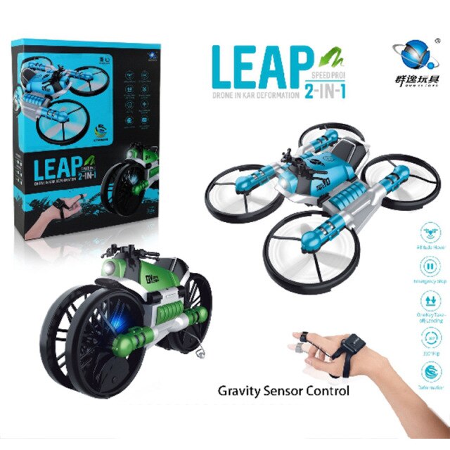 Two-in-one RC drone and motorcycle - TorontoHobbyStore