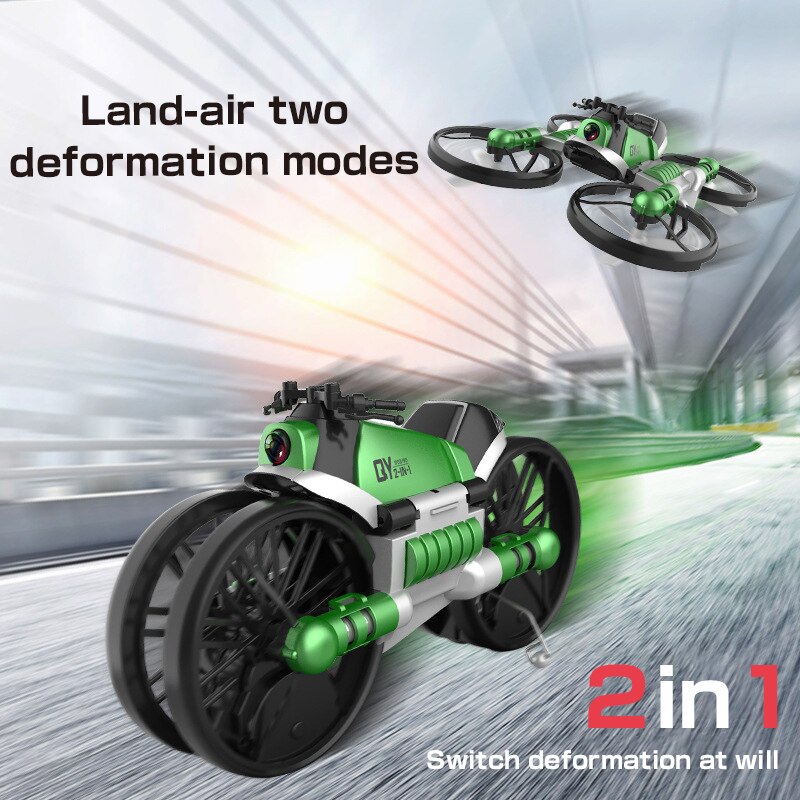Two-in-one RC drone and motorcycle - TorontoHobbyStore