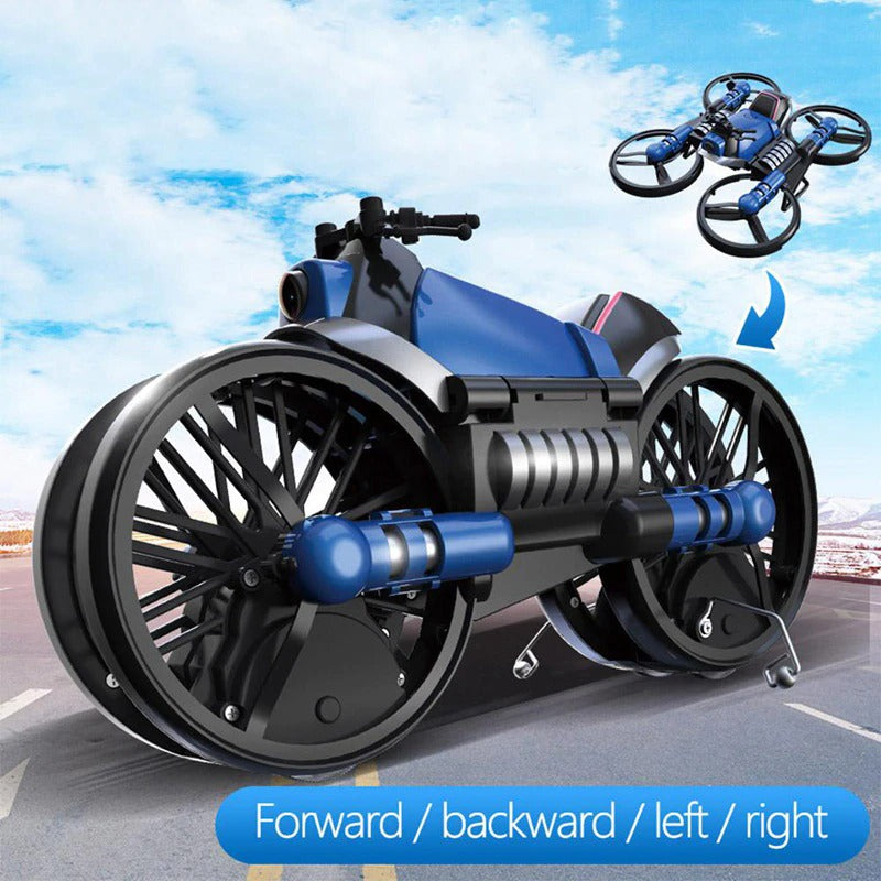 2-in-1 Motorcycle Folding RC Drone - TorontoHobbyStore