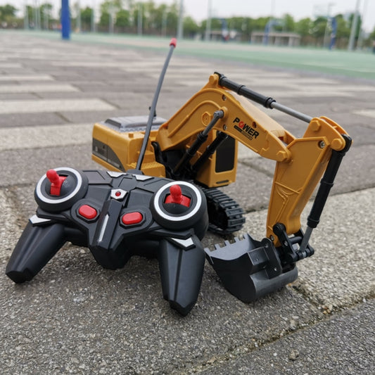 2.4Ghz 6 Channel 1:24 RC Excavator toy RC Engineering Car Alloy and plastic Excavator RTR For kids Christmas gift - TorontoHobbyStore