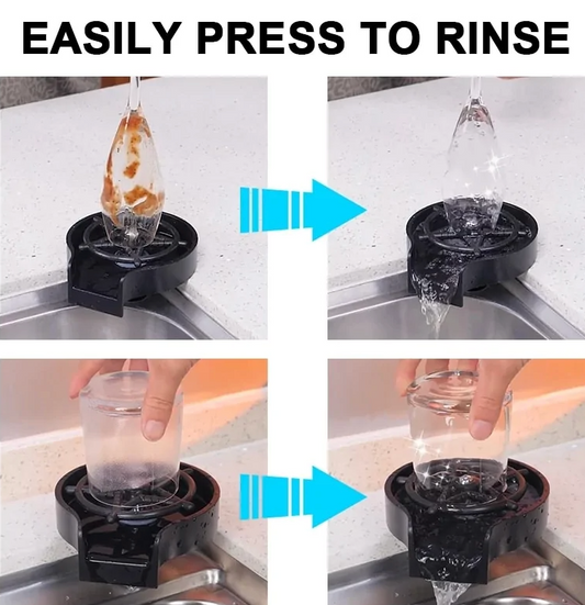 Glass Rinser for Kitchen Sink Automatic Cup Washer - TorontoHobbyStore