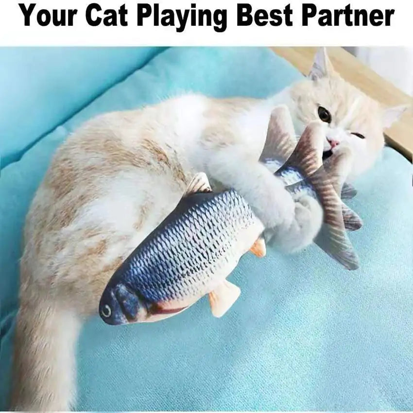 Cats USB Charger Interactive Toy Fish - TorontoHobbyStore