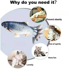 Cats USB Charger Interactive Toy Fish - TorontoHobbyStore