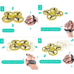 Dazzling Mini Helicopter UFO RC Drone Toy - TorontoHobbyStore