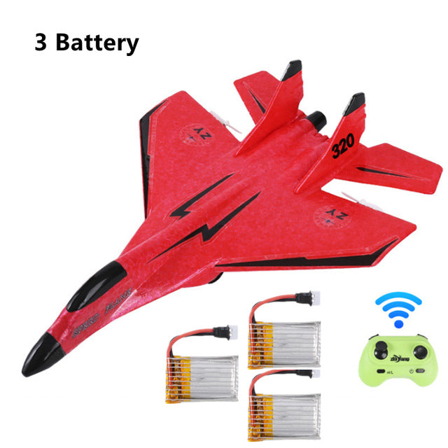2.4G Glider RC Drone MIG 320 Fixed Wing Airplane Hand Throwing Foam Dron Electric Remote Control Outdoor RC Plane Toys for Boys - TorontoHobbyStore