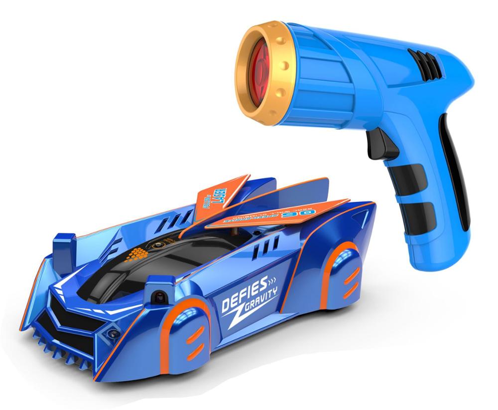 RC Car Stunt Infrared Laser Tracking Wall Ceiling Climbing Follow Light Drift 360 Rotating Electric Anti Gravity Car Toys - TorontoHobbyStore