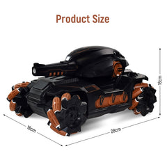 RC Car Big Size 4WD Tank RC Toy Water Bomb Shooting Competitive Gesture Controlled Tank Remote Control Drift Car Adult Kids Toys - TorontoHobbyStore
