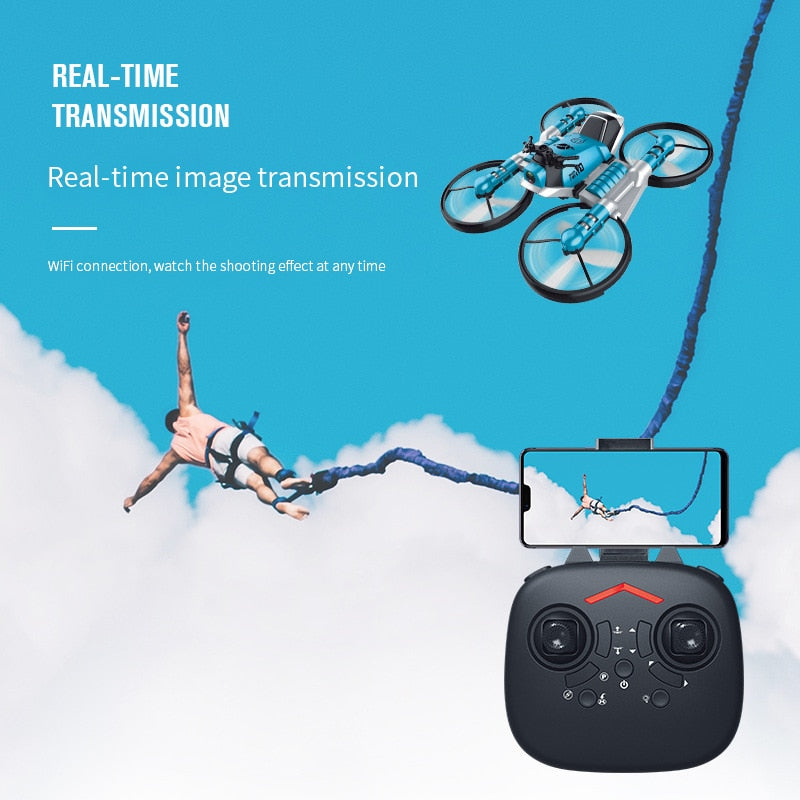 Two-in-one RC drone and motorcycle - TorontoHobbyStore