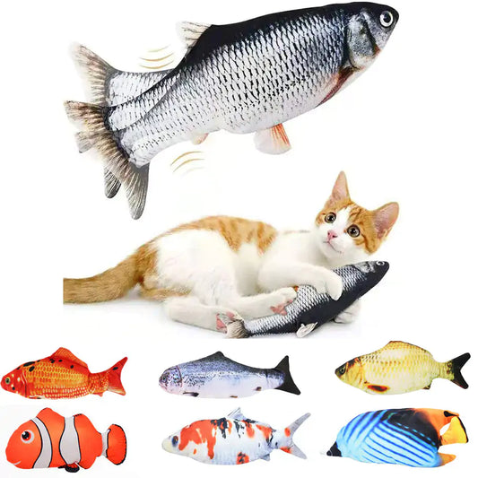 Cats USB Charger Interactive Toy Fish - TorontoHobbyStore