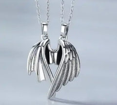 Pair of Wings Lovers Necklace