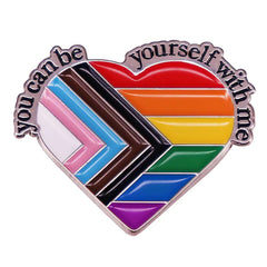 LGBTQIA Ally Brooch Badge Pin