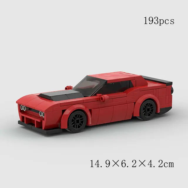 Dodge Challenger Building Blocks Model