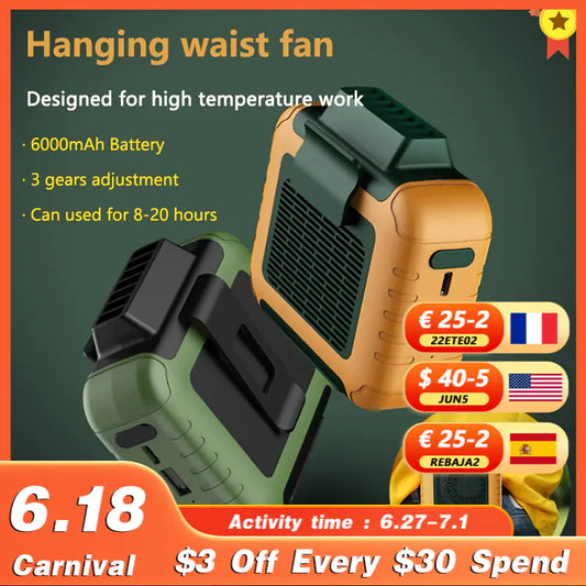 Portable Waist Fan