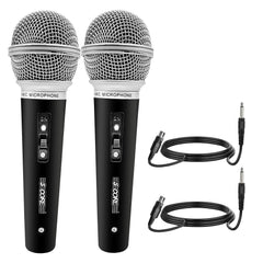 5Core XLR Microphone Dynamic Mic Karaoke Singing Studio Mics Handheld Microfono