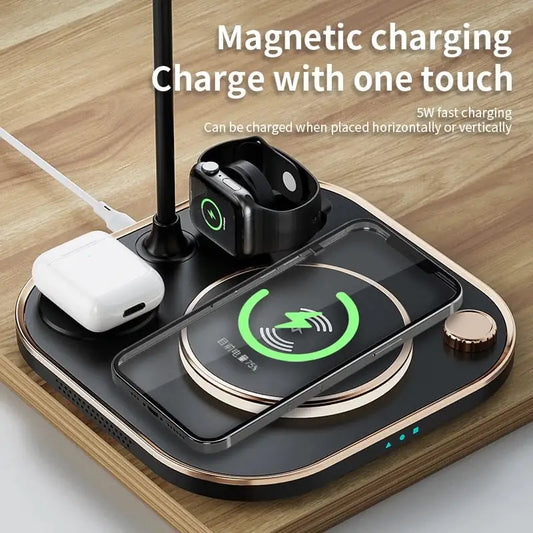 Led Desk Lamp 3 in 1 Wireless Charger - TorontoHobbyStore