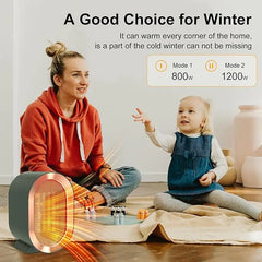 Swocky 1200W Portable Heater: Quiet Ceramic With Thermostat