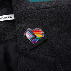 LGBTQIA Ally Brooch Badge Pin