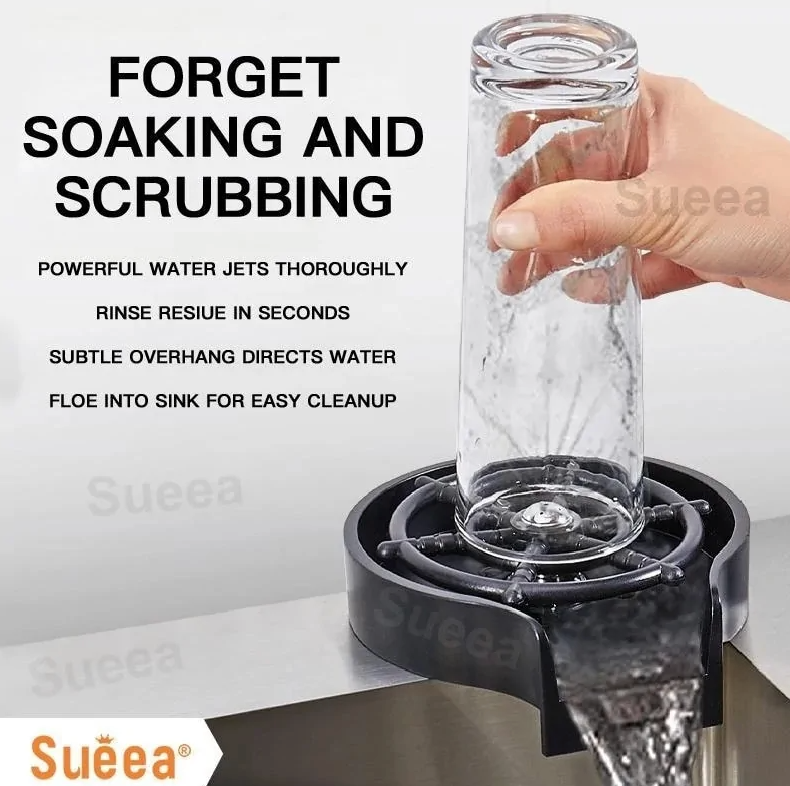 Glass Rinser for Kitchen Sink Automatic Cup Washer - TorontoHobbyStore