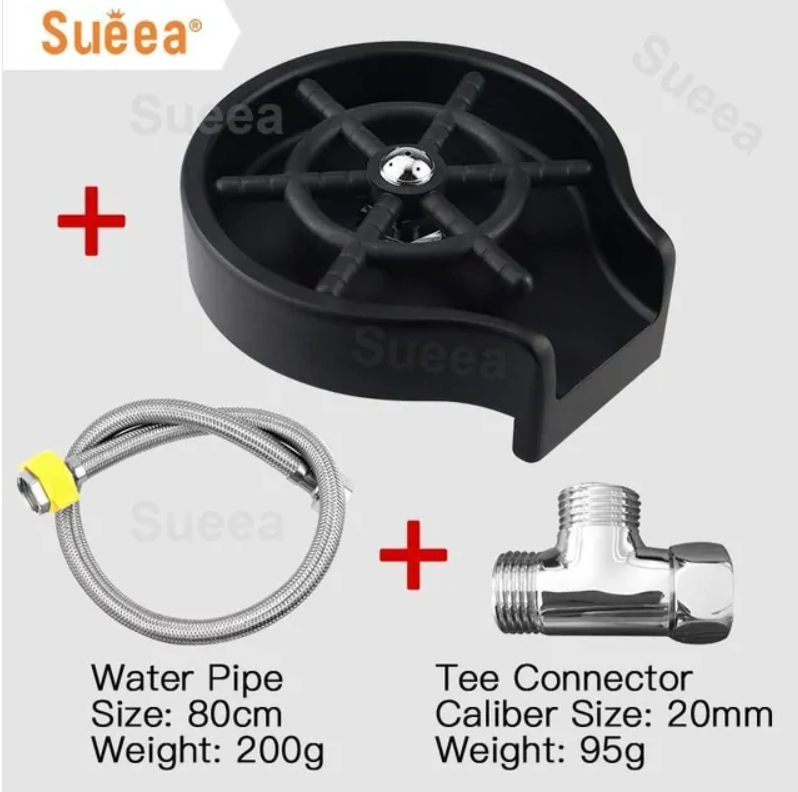 Glass Rinser for Kitchen Sink Automatic Cup Washer - TorontoHobbyStore